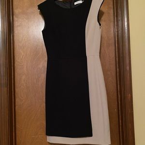 Beautiful Calvin Klein black/tan dress